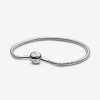 Pandora Pulseira Malha Snake Moments Prata New