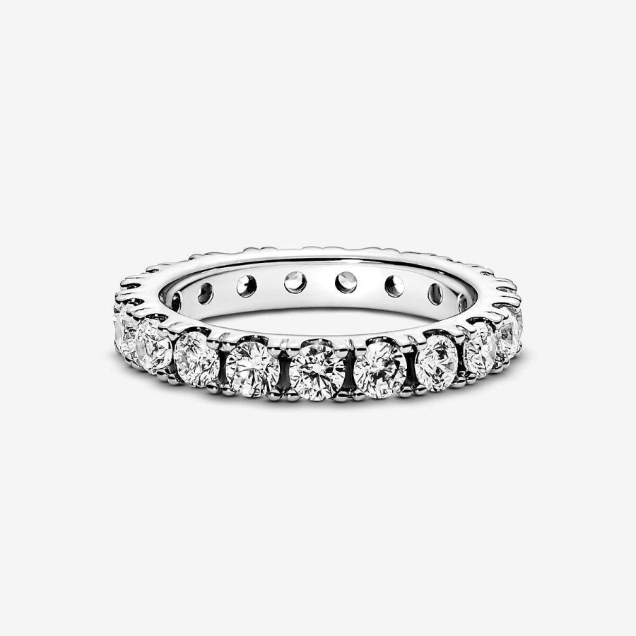 Pandora Anel Sparkling Row Eternity Prata Best