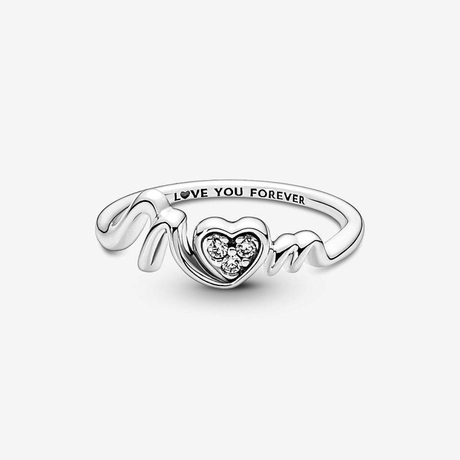 Pandora Anel Mum Pav Heart Clearance