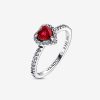 Pandora Anel Sparkling Red Elevated Heart Wholesale