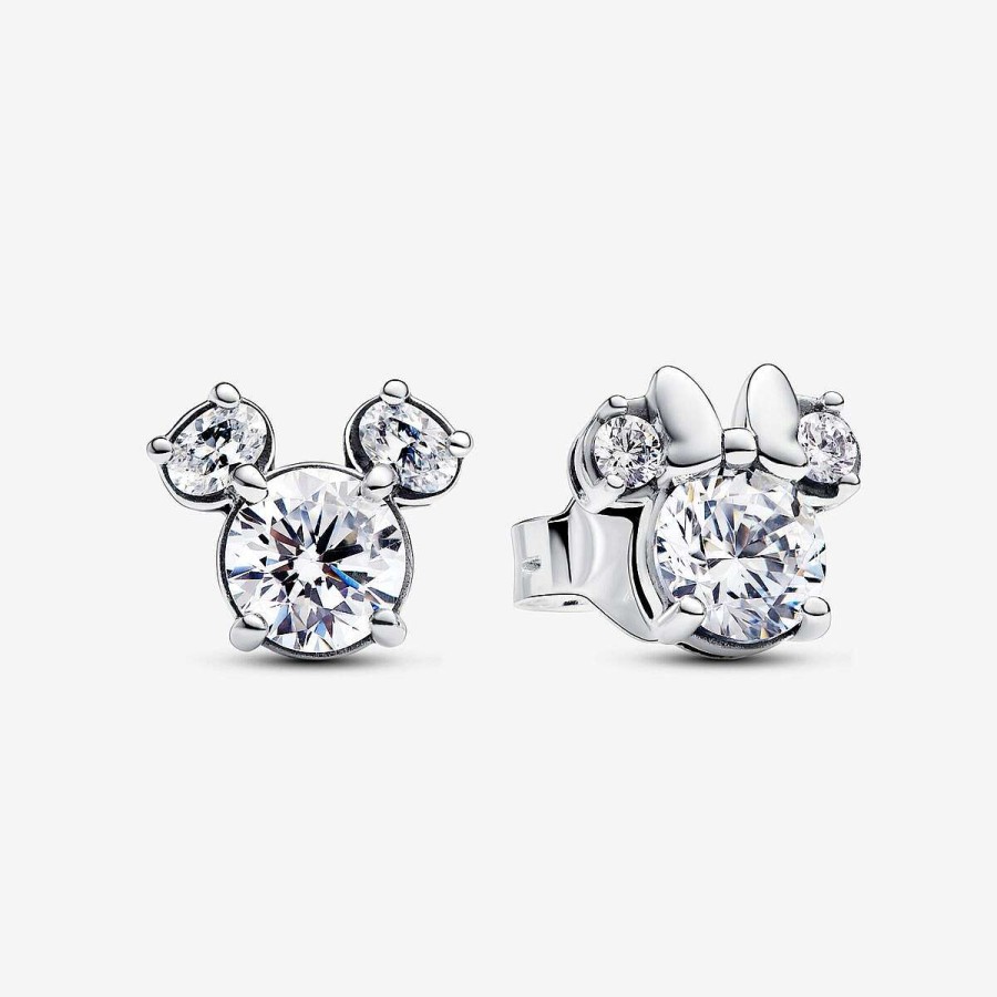 Pandora Brincos Stud Disney Mickey Mouse E Minnie Mouse Best