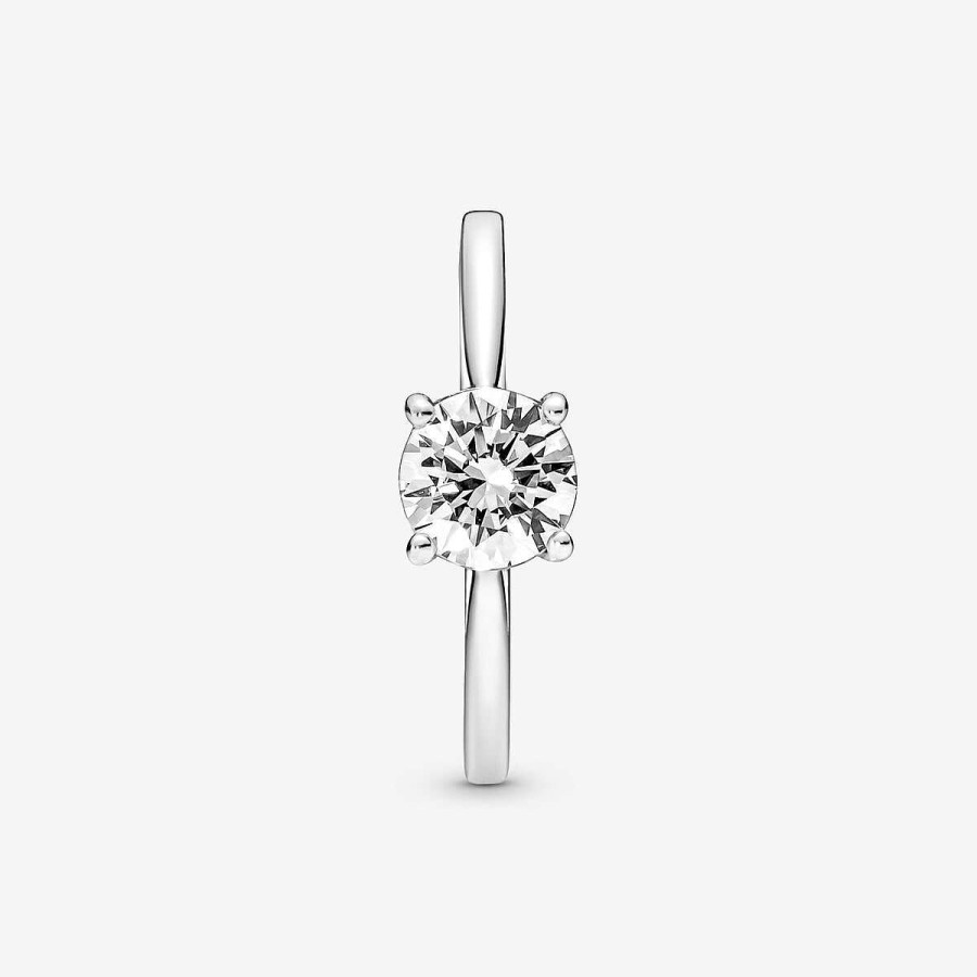 Pandora Anel Sparkling Solitaire Clearance