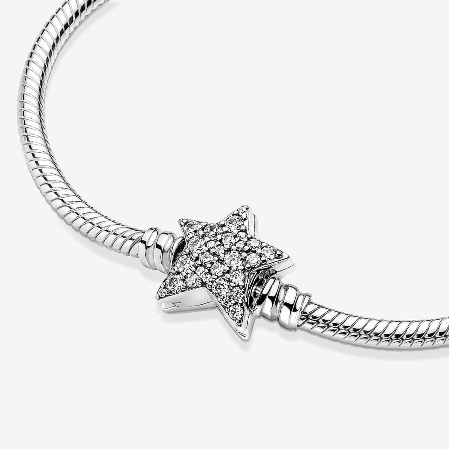 Pandora Pulseira Com Fecho Estrela Assim Trica Hot