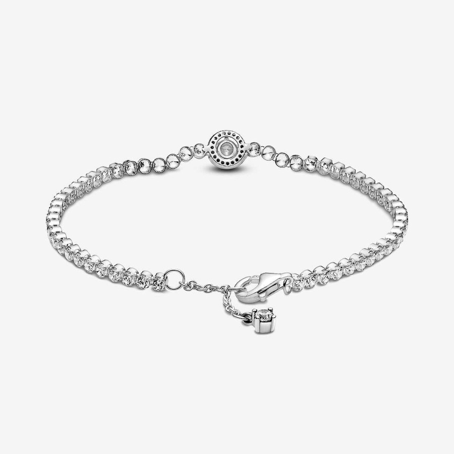 Pandora Pulseira De Zirc Nias Sparkling Halo Best