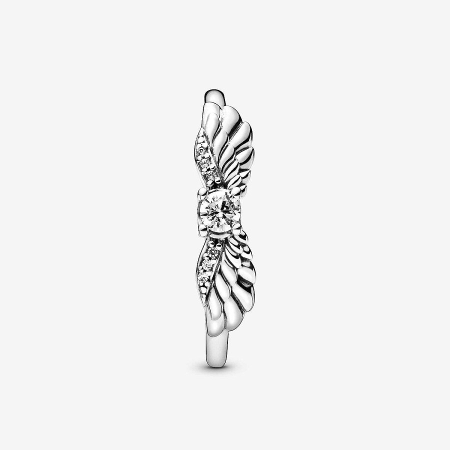 Pandora Anel Sparkling Angel Wings Clearance