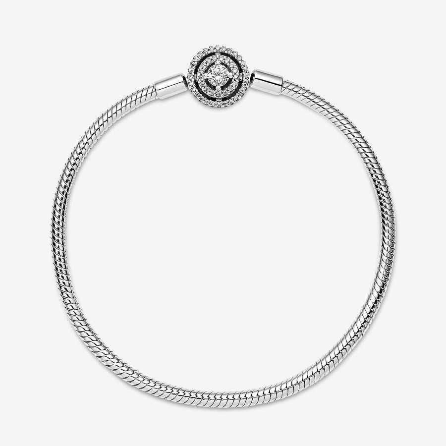 Pandora Pulseira Halo Malha Snake Clearance