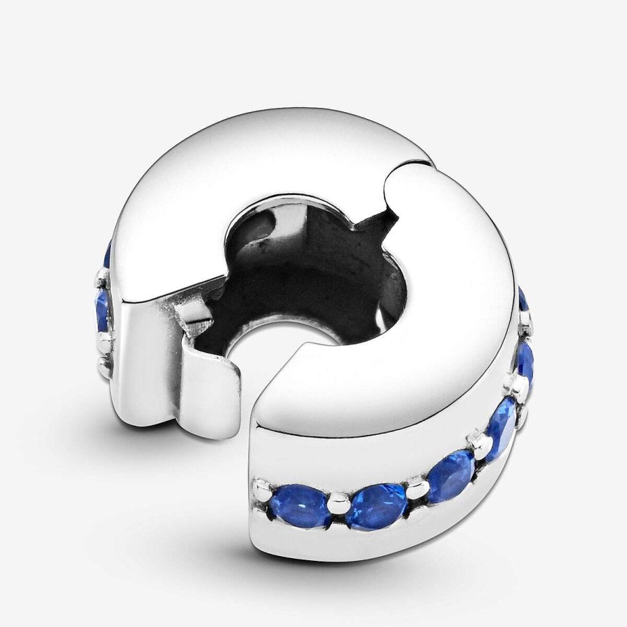 Pandora Clip Com Brilho Azul Online