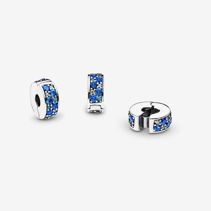 Pandora Clip Pav Azul Clearance