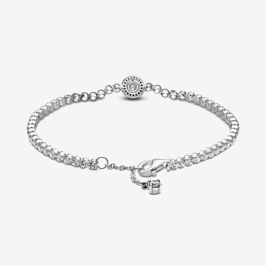 Pandora Pulseira De Zirc Nias Sparkling Halo Online