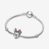 Pandora Clip Disney Minnie Mouse Pink Pav Bow Hot