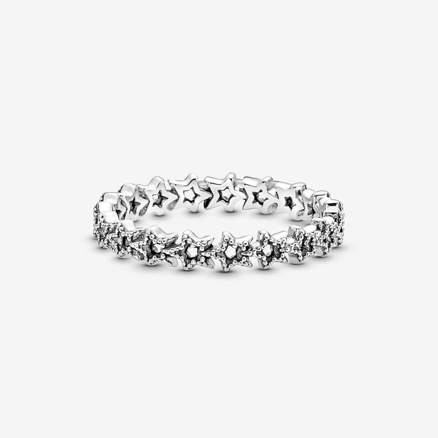 Pandora Anel Band Of Asymmetric Stars Clearance