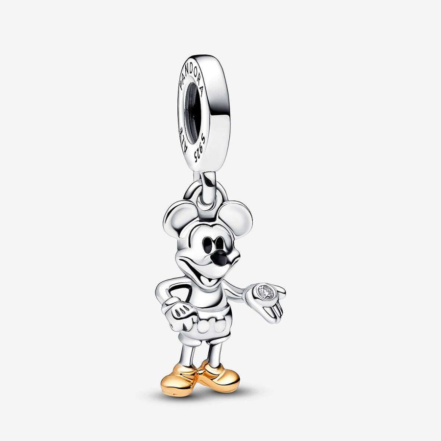 Pandora Conta Pendente Diamante De Laborat Rio Mickey 100 Anivers Rio Disney Online