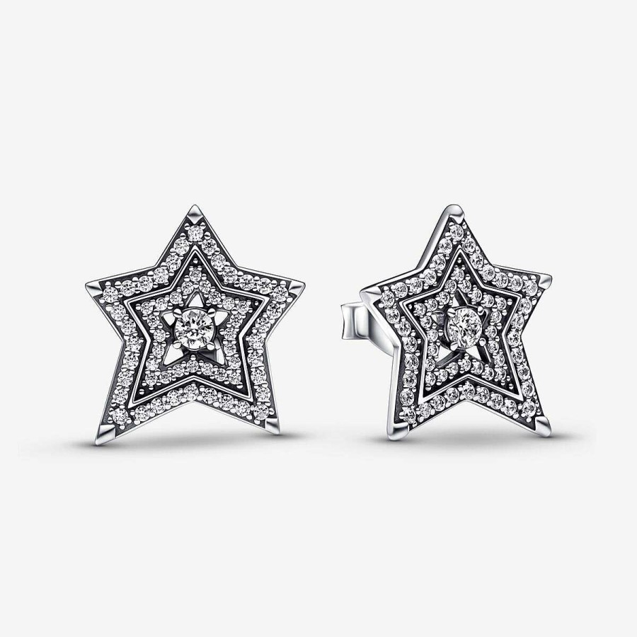 Pandora Brincos Celestial Asymmetric Star Best