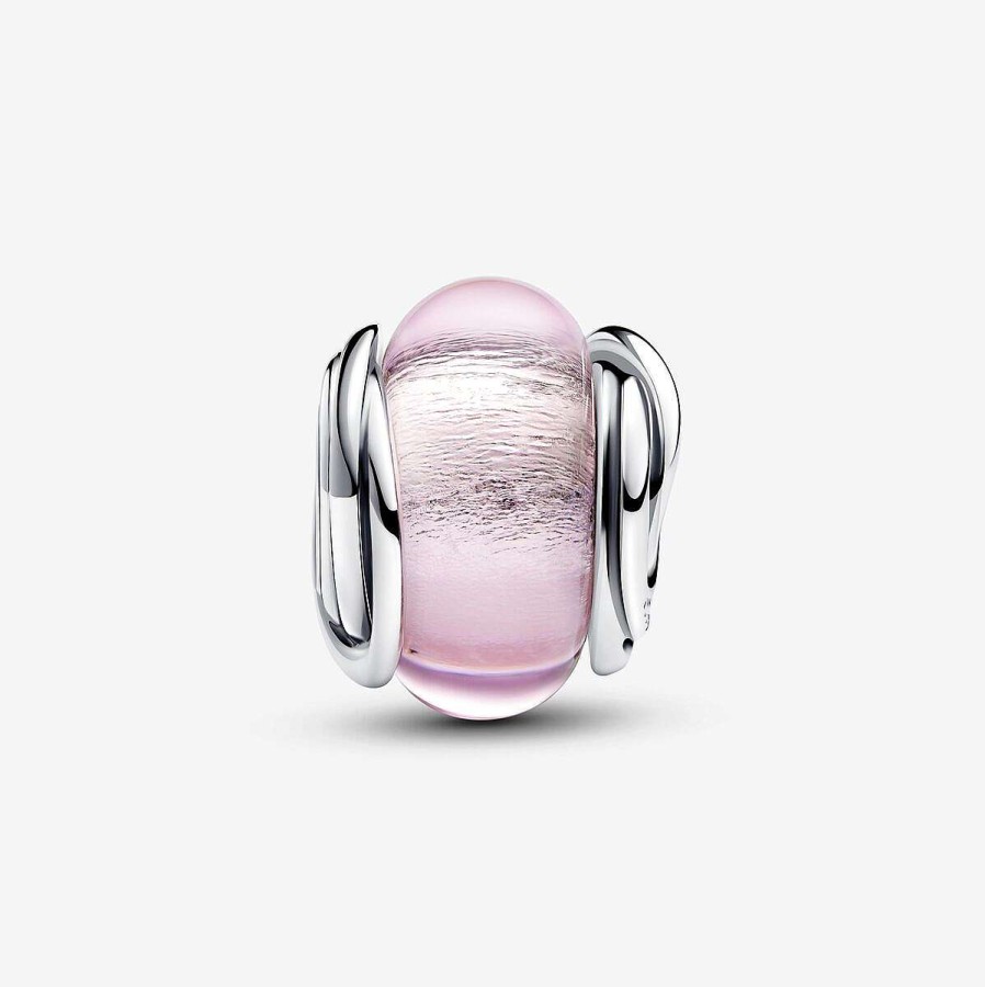 Pandora Conta Murano Cor-De-Rosa Com C Rculo Clearance