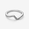 Pandora Anel Sparkling Wave Prata Hot